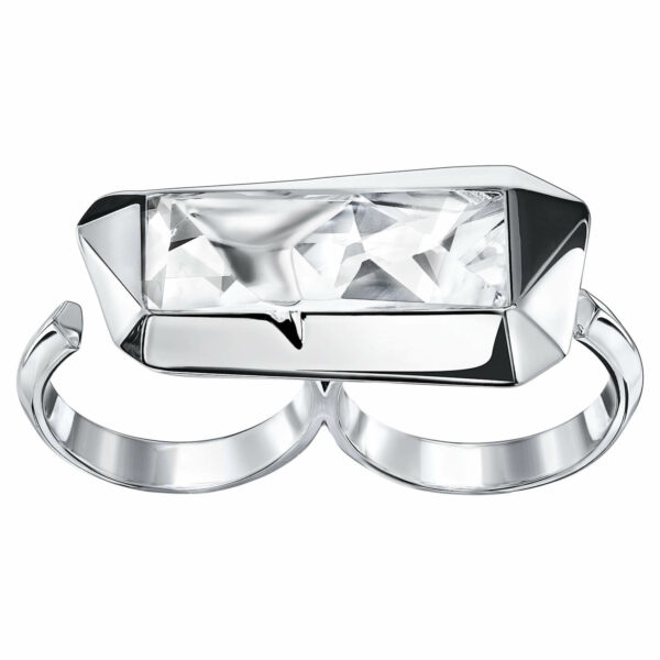 Swarovski Třpytivý dvojitý prsten Jean Paul Gaultier 52261 52 mm