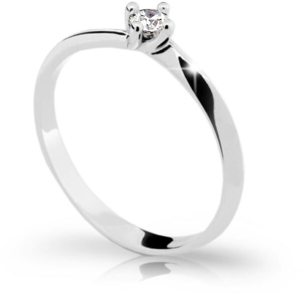 Cutie Diamonds Zásnubní prsten z bílého zlata s briliantem DZ6811-1907-00-X-2 61 mm