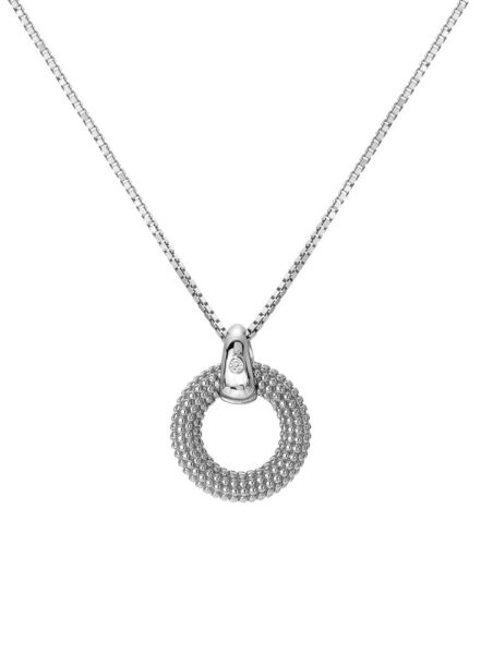 Hot Diamonds Elegantní stříbrný náhrdelník s diamantem Forever DP899 (řetízek