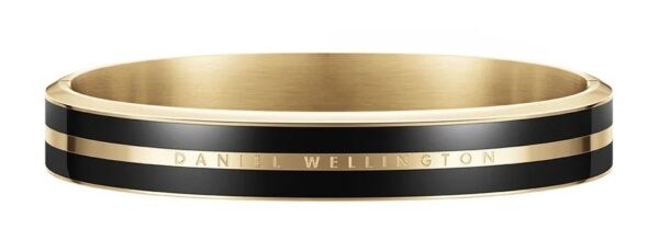 Daniel Wellington Elegantní pevný pozlacený náramek Emalie Infinite DW0040030 L: 18