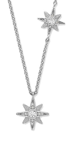 Engelsrufer Půvabný stříbrný náhrdelník s kubickými zirkony ERN-2NSTAR-ZI (řetízek