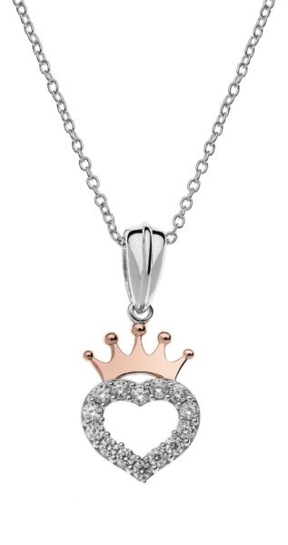 Disney Půvabný stříbrný náhrdelník Princess N902753UZWL-18 (řetízek