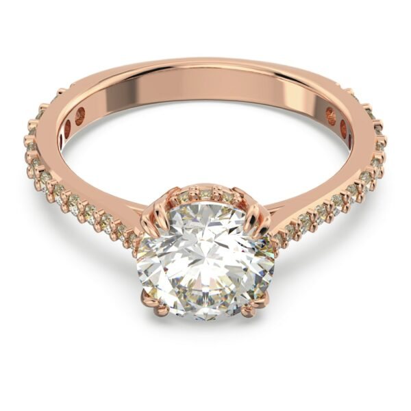 Swarovski Nádherný bronzový prsten s krystaly Constella 5642644 50 mm
