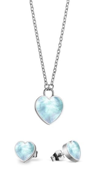 Bering Romantická sada ocelových šperků Arctic Symphony 431-715-Silver (náhrdelník