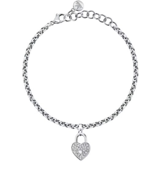 Morellato Romantický ocelový náramek s krystaly Abbraccio SABG30