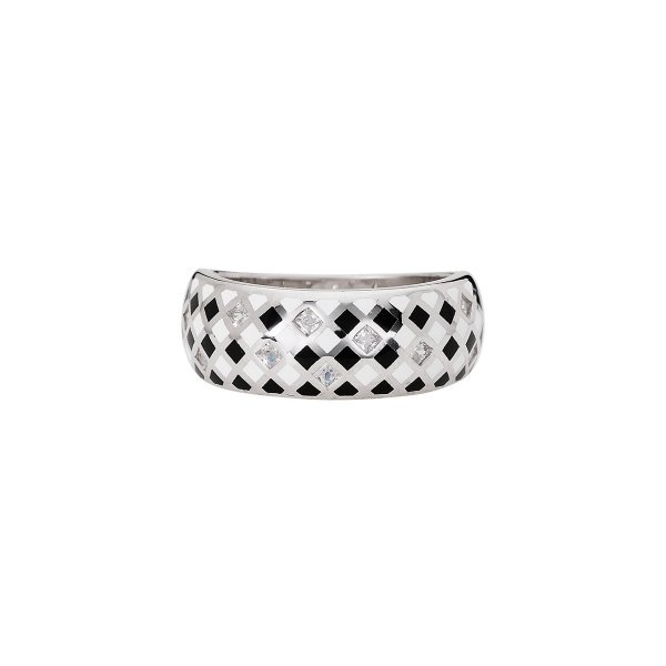 Prsten s imitací kamenů / keramika 128-636-0411 52