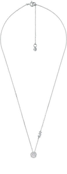 Michael Kors Něžný stříbrný náhrdelník se zirkony MKC1208AN040