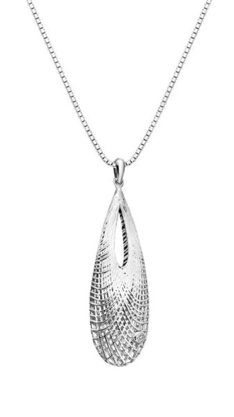Hot Diamonds Elegantní stříbrný náhrdelník s diamantem Quest DP831 (řetízek