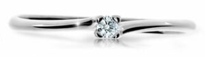 Cutie Diamonds Třpytivý prsten z bílého zlata s briliantem DZ6733-2948-00-X-2 61 mm
