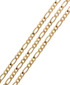 Brilio Pánský zlatý řetízek Figaro 55 cm 271 115 00360 10