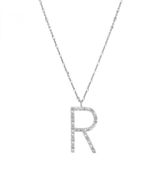 Rosato Stříbrný náhrdelník s přívěskem R Cubica RZCU18 (řetízek