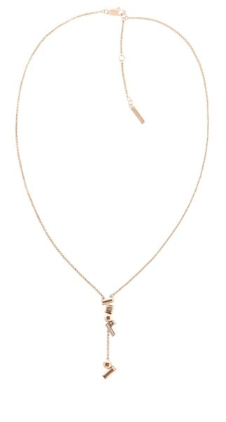 Calvin Klein Půvabný bronzový náhrdelník s krystaly 35000233