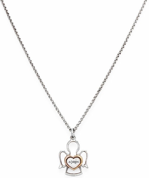 Amen Originální stříbrný náhrdelník Angels CLAN3 (řetzek
