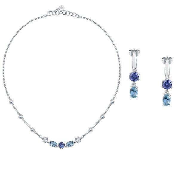 Morellato Elegantní souprava šperků s kubickými zirkony Colori SAVY25 (náhrdelník
