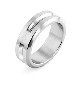Calvin Klein Luxusní ocelový prsten pro muže Intersection 35000324 64 mm