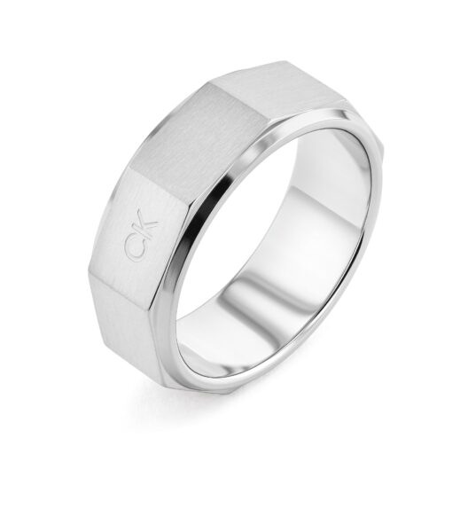 Calvin Klein Ocelový prsten pro muže Latch 35000316 62 mm