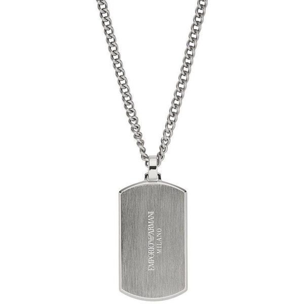 Emporio Armani Pánský ocelový náhrdelník s přívěskem EGS2812040