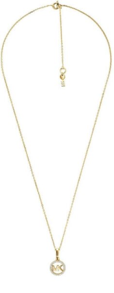 Michael Kors Pozlacený náhrdelník s třpytivým přívěskem MKC1108AN710 (řetízek