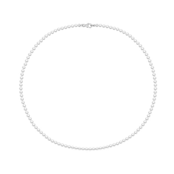 Brilio Silver Elegantní perlový náhrdelník NCLP01W