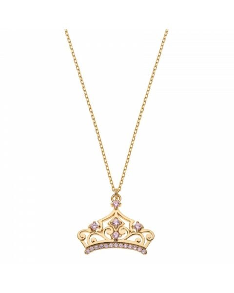 Disney Půvabný pozlacený náhrdelník Princess NS00021YZPL-157.CS (řetízek