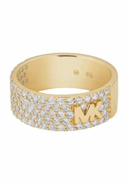 Michael Kors Třpytivý stříbrný prsten se zirkony MKC1555AN710 60 mm