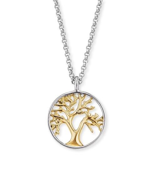 Engelsrufer Stříbrný bicolor náhrdelník Strom života ERN-LILTREE-BIG (řetízek