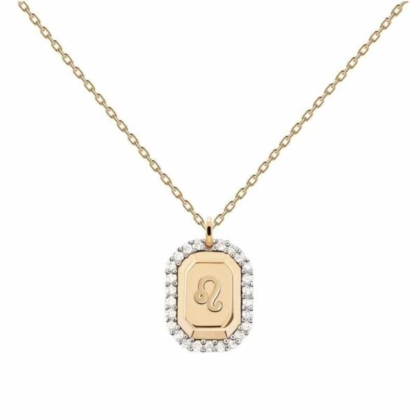 PDPAOLA Originální pozlacený náhrdelník Lev LEO CO01-572-U (řetízek