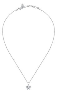 Morellato Půvabný stříbrný náhrdelník s kytičkou Tesori SAIW125