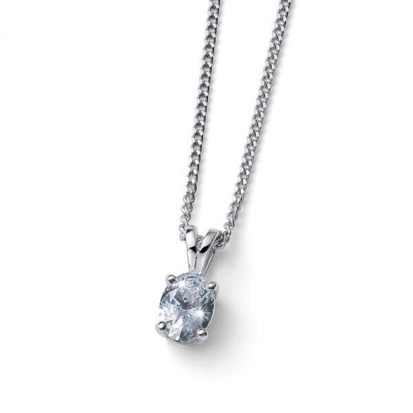 Oliver Weber Půvabný stříbrný náhrdelník Smooth 61186 WHI (řetízek