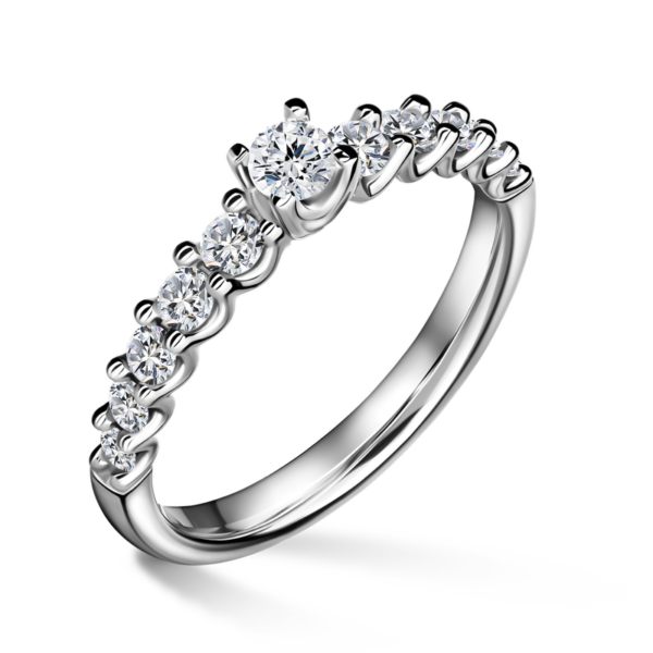 Dafné | Zásnubní prsten se středovým kamenem 0.180ct