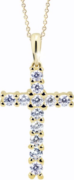 Cutie Jewellery Moderní přívěsek Křížek Z60100-40-10-X-1