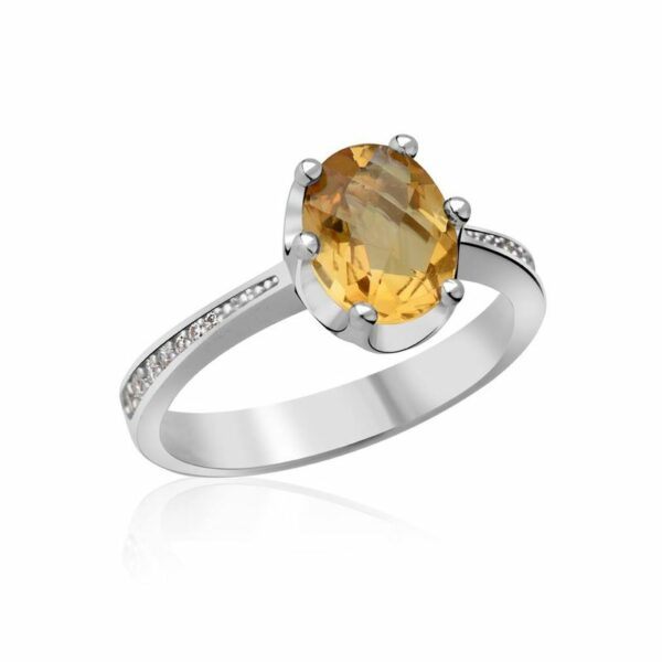 Zlatý zásnubní prsten DF 3362