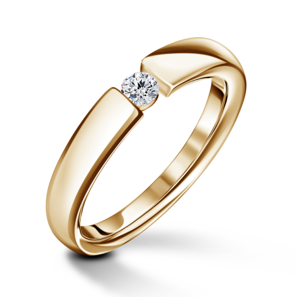 Diona | Zásnubní prsten se středovým diamantem