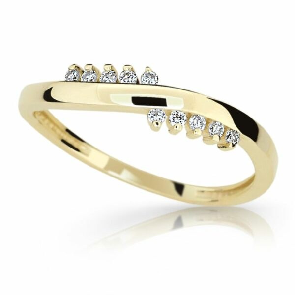 Zlatý prsten DF 2064 ze žlutého