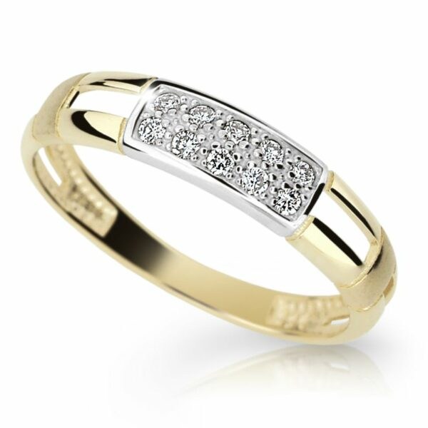 Zlatý prsten DF 2033 ze žlutého