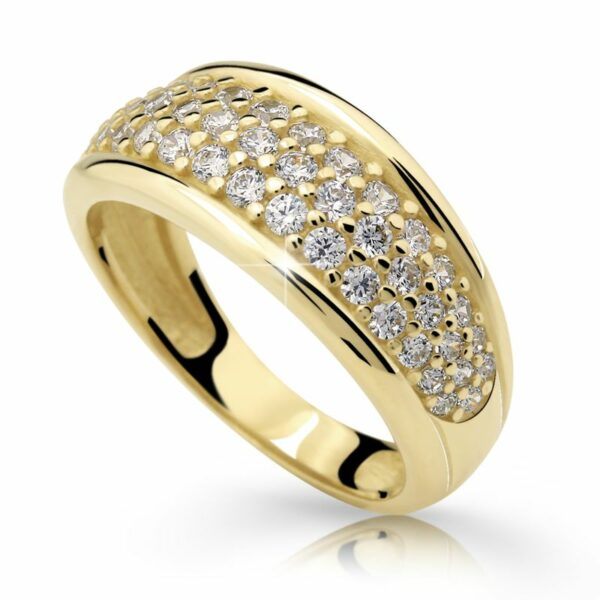 Zlatý prsten DF 2335 ze žlutého