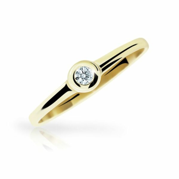 Zlatý prsten DF 1286 ze žlutého