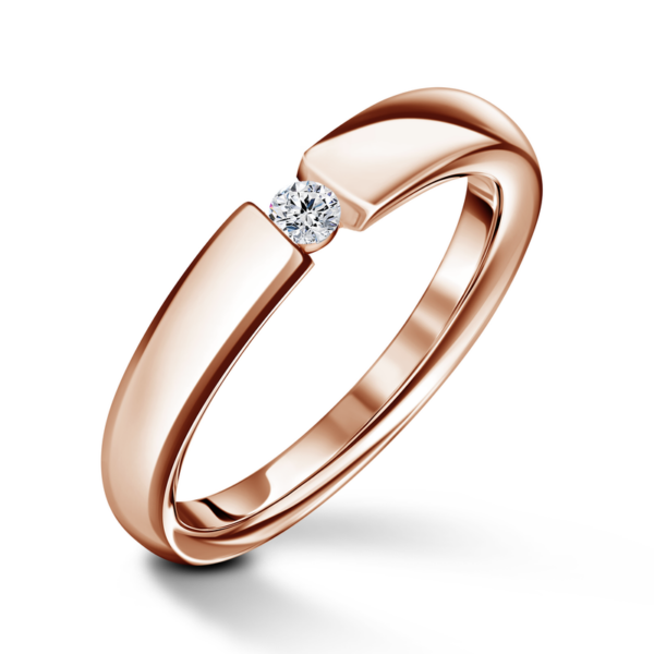 Diona | Zásnubní prsten se středovým diamantem