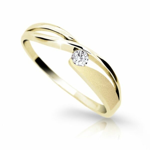 Zlatý prsten DF 1721 ze žlutého
