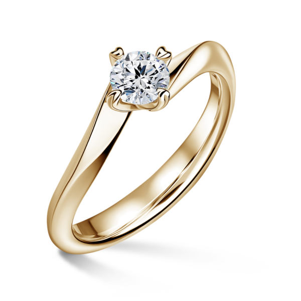 Freya | Zásnubní prsten se středovým diamantem