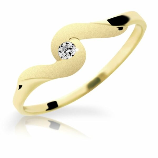 Zlatý prsten DF 1622 ze žlutého