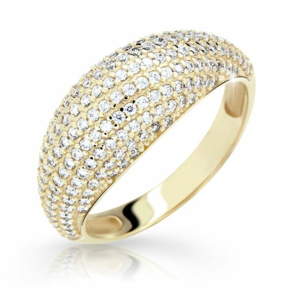 Zlatý prsten DF 2546 ze žlutého
