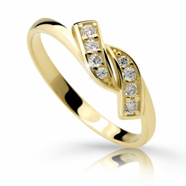 Zlatý prsten DF 2337 ze žlutého