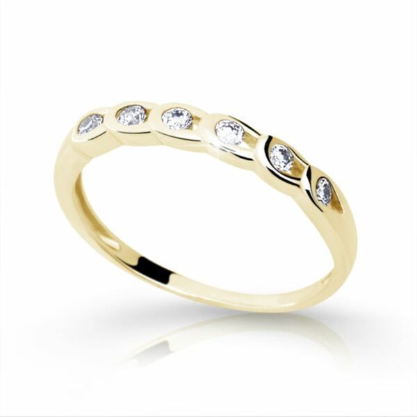Zlatý prsten DF 1712 ze žlutého