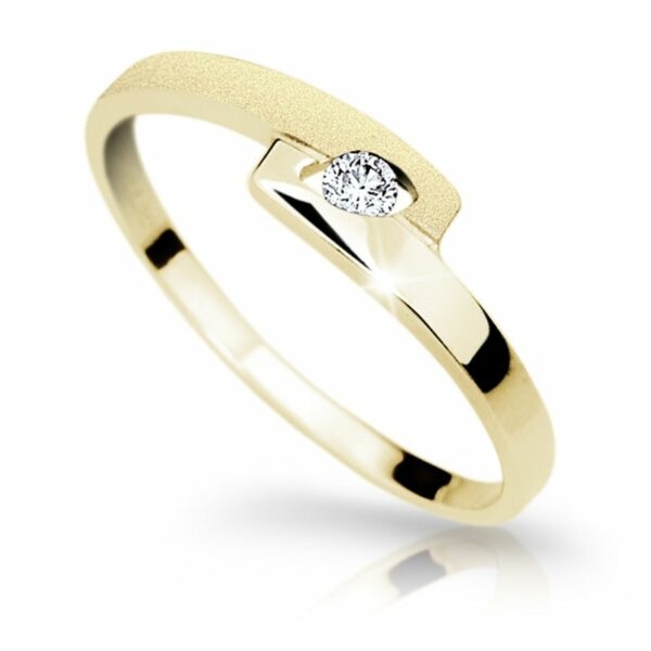 Zlatý prsten DF 1284 ze žlutého