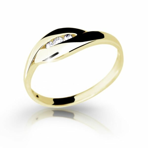 Zlatý prsten DF 1618 ze žlutého