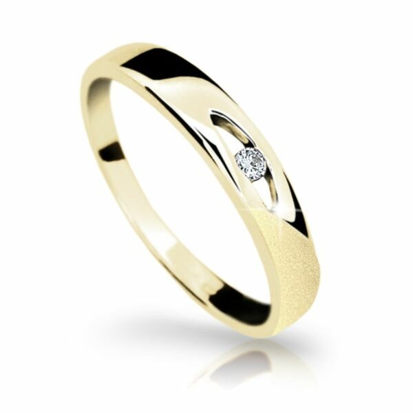 Zlatý prsten DF 1281 ze žlutého